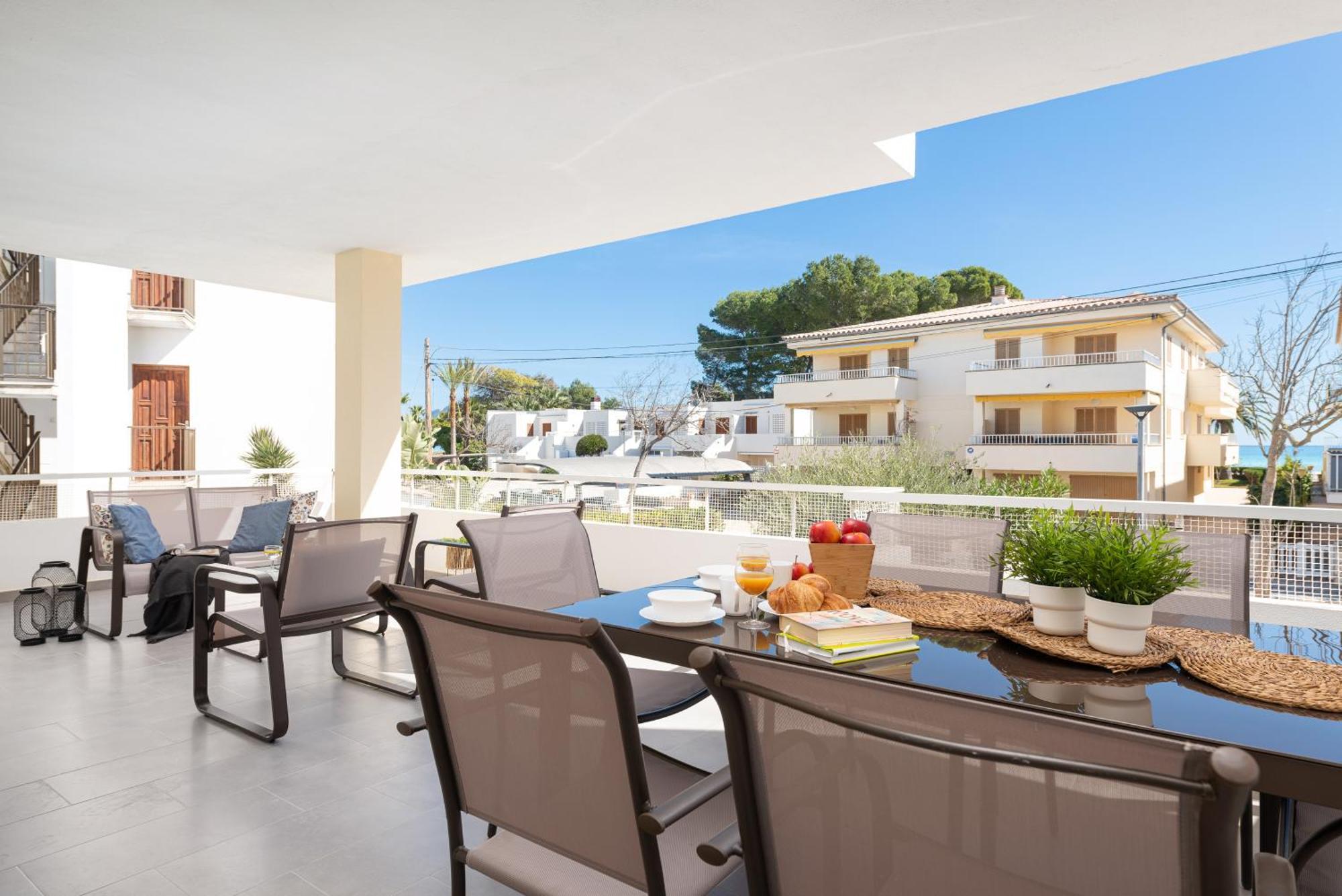 Apartamento Concha Junto A Playa, Clavells 1 1Er D Alcúdia Exteriér fotografie