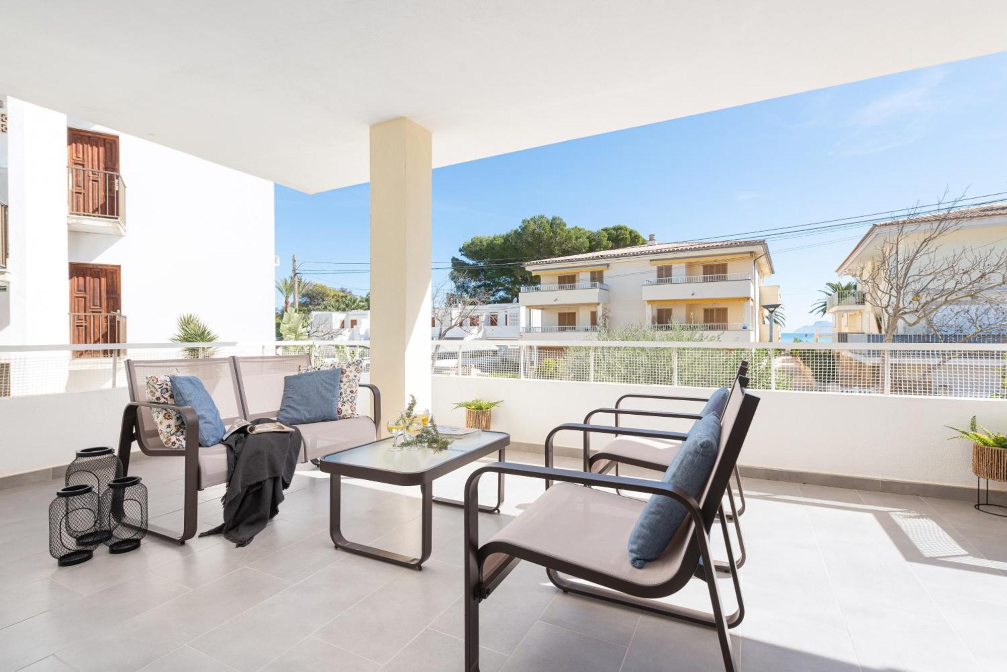 Apartamento Concha Junto A Playa, Clavells 1 1Er D Alcúdia Exteriér fotografie